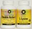 Influenza elleni csomag: L-lizin aminosav 1000 mg (100db) + C vitamin 500 mg - folyamatos felszvds (120db)