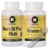 Frfi alapcsomag: HIGHLAND Men's 50+ (60 db) + HIGHLAND C vitamin (100 db)